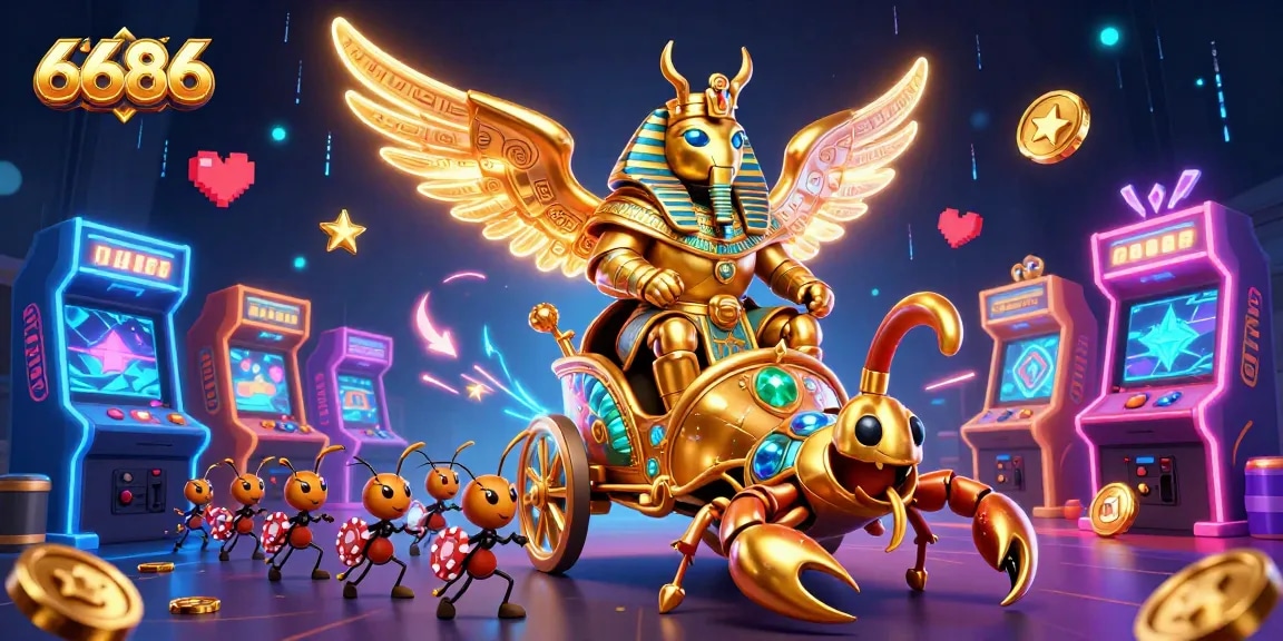 Engage with the thrilling world of 6686 casino betting featuring dynamic characters and vibrant gaming elements.