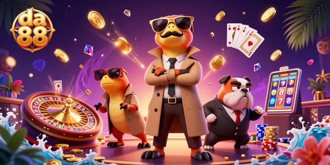 Experience the thrill of da 88 at a VIP casino where raptors hilariously disguise themselves.