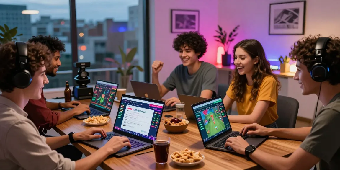 Exciting online betting atmosphere with friends enjoying Solbet Paraguay promotions.