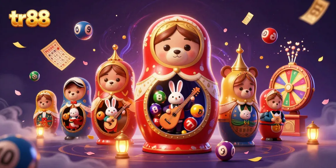 Experience thrilling gaming at tr88 with vibrant casino characters and exciting lottery activities.