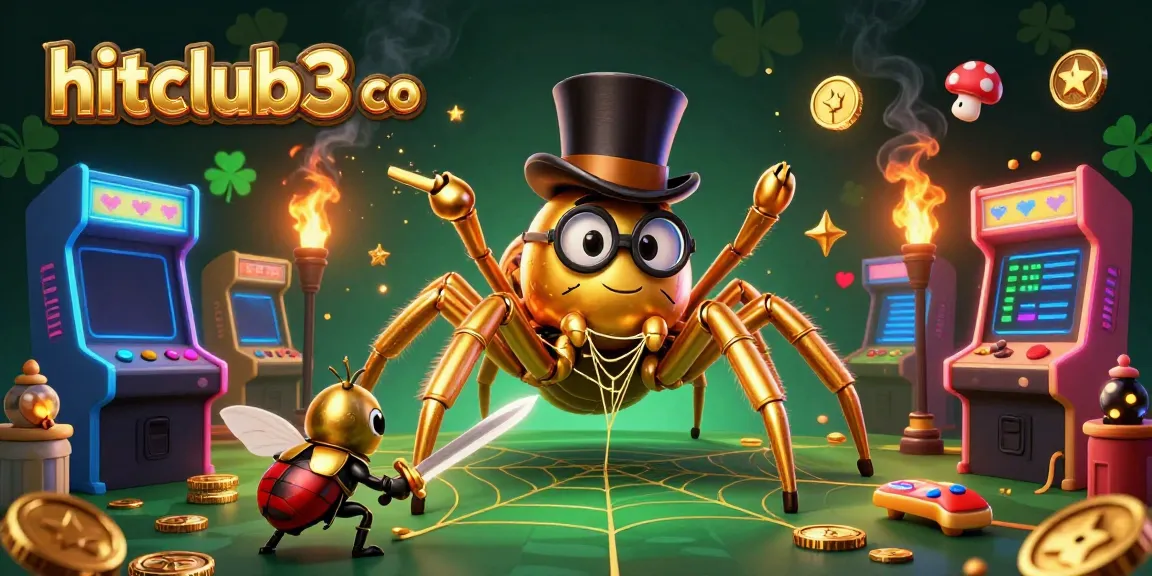 Experience the thrilling atmosphere of hitclub3 co with a colorful scene featuring characters and arcade elements.