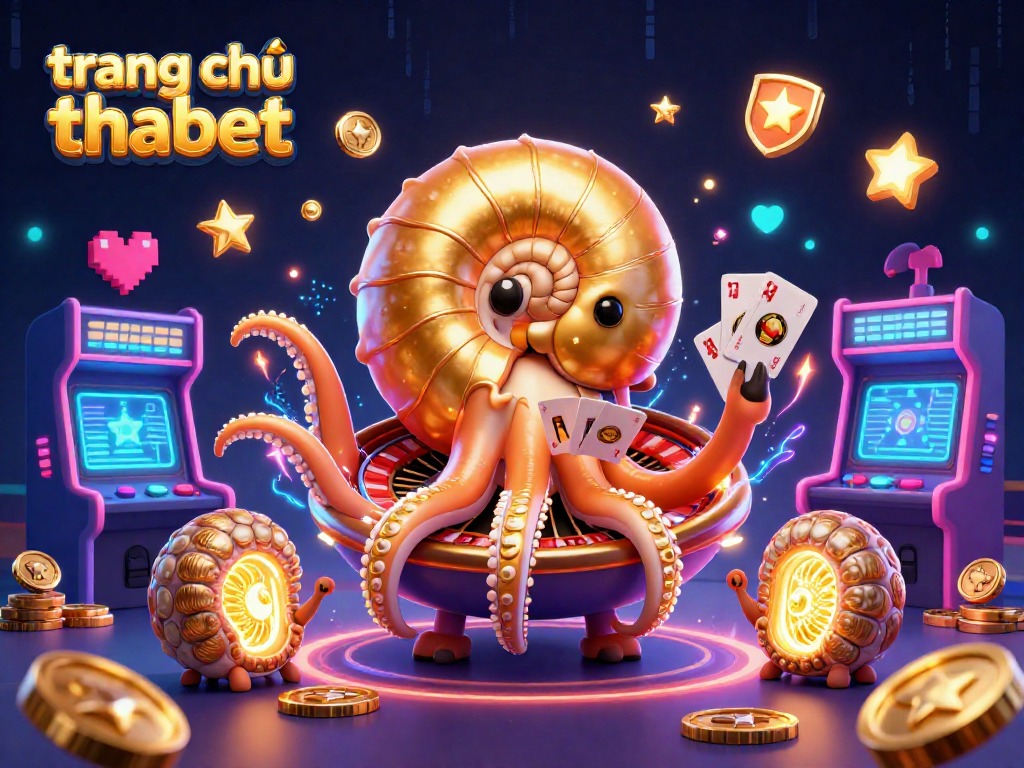 Engage with the exciting world of trang chủ thabet featuring a 3D nautilus roulette wheel and casino elements.