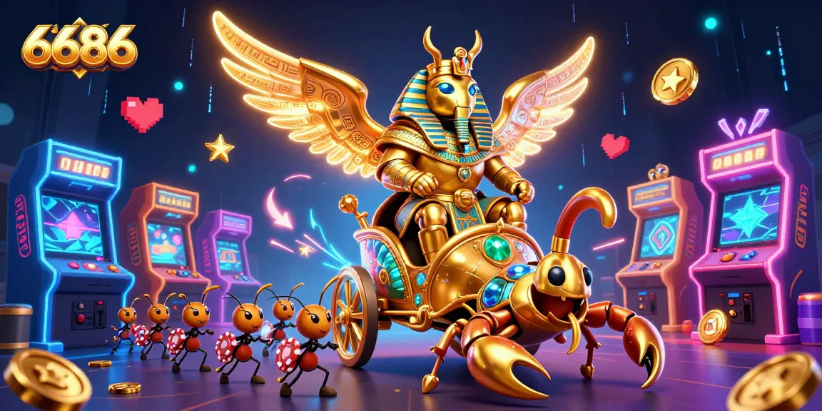 Engage with the thrilling world of 6686 casino betting featuring dynamic characters and vibrant gaming elements.