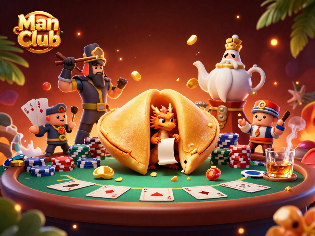 Engage with the thrilling world of Man Club casino, featuring unique characters and vibrant gaming elements.