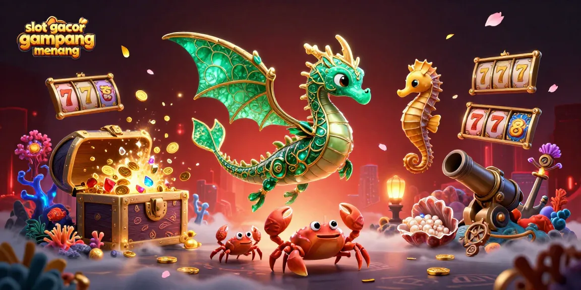 Experience exhilarating wins with slot gacor gampang menang in this vibrant underwater casino adventure featuring dynamic sea creatures.