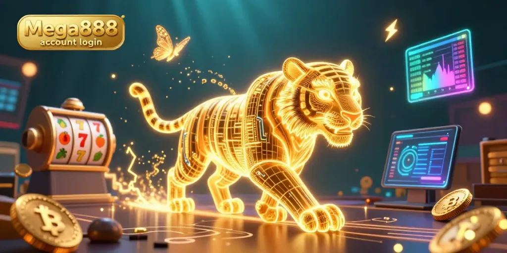 Sign into your Mega888 account login while enjoying thrilling games and crypto elements in a vibrant digital casino.
